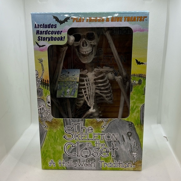 Skeleton and Story Book, like Elf on a Shelf - Picture 3 of 16